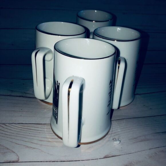 Norman Rockwell mugs 1985 For A Good Boy, River Pilot,Braving The Storm,… - Picture 12 of 14